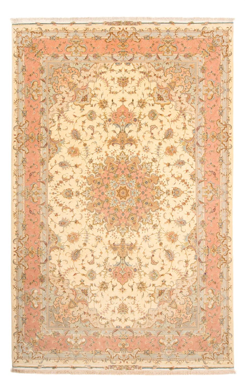 Perzisch tapijt - Tabriz - Royal - 306 x 202 cm - beige