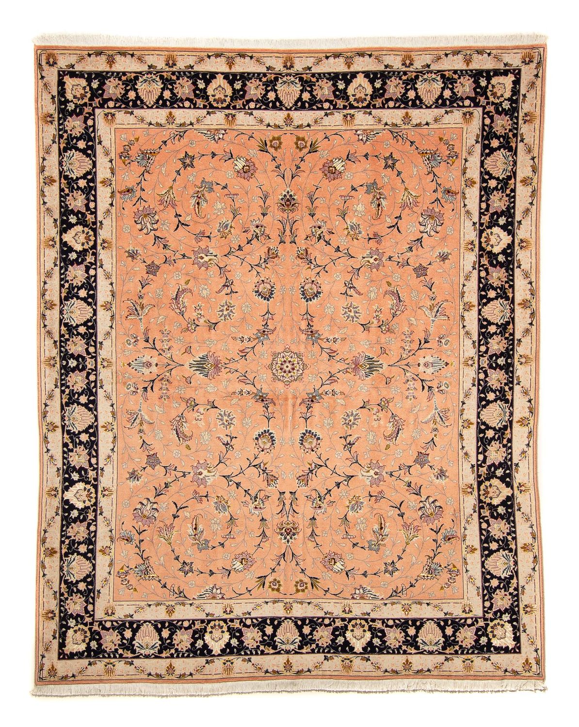Perzisch tapijt - Tabriz - Royal - 246 x 196 cm - lichtbruin