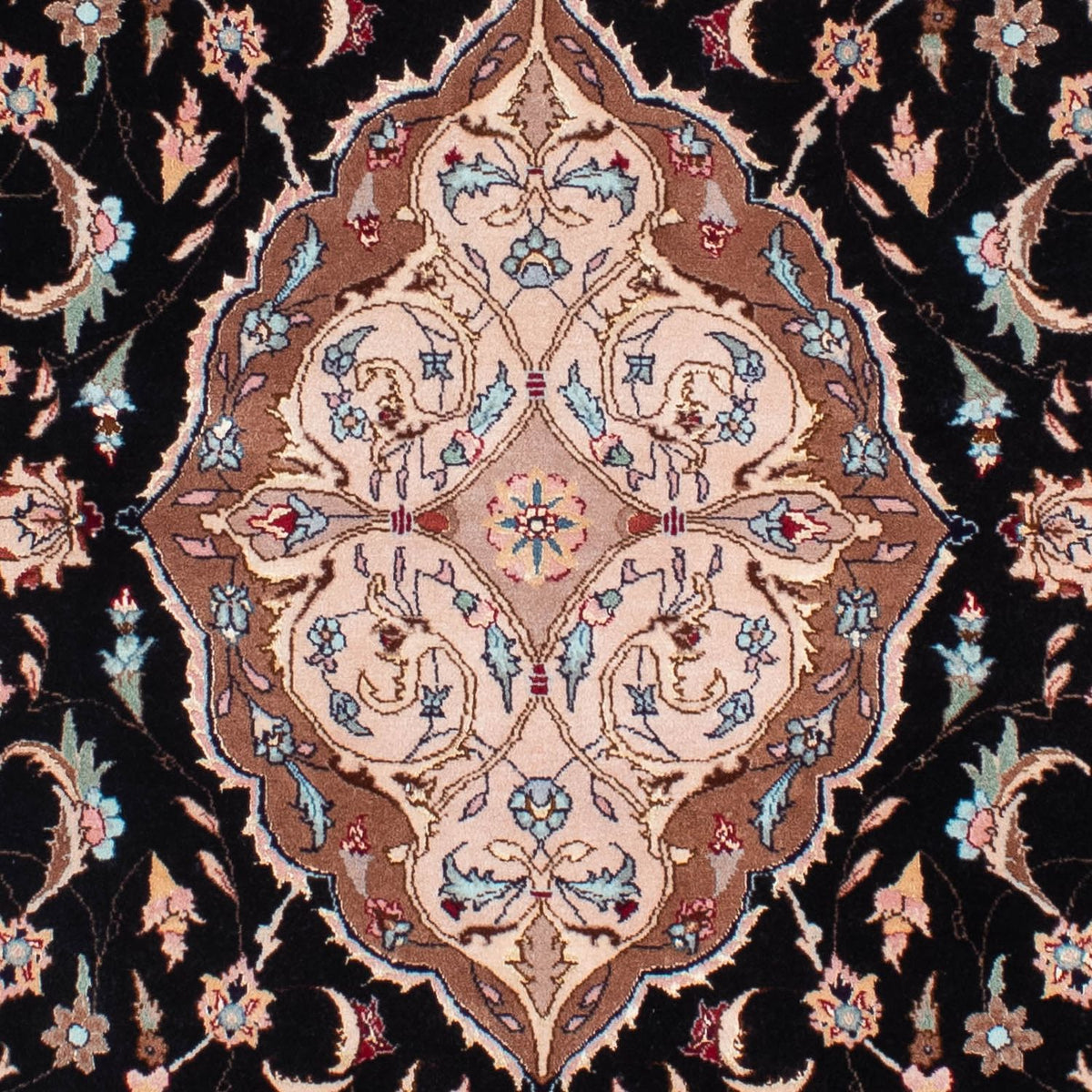 Perzisch tapijt - Tabriz - Royal - 201 x 155 cm - donkerblauw
