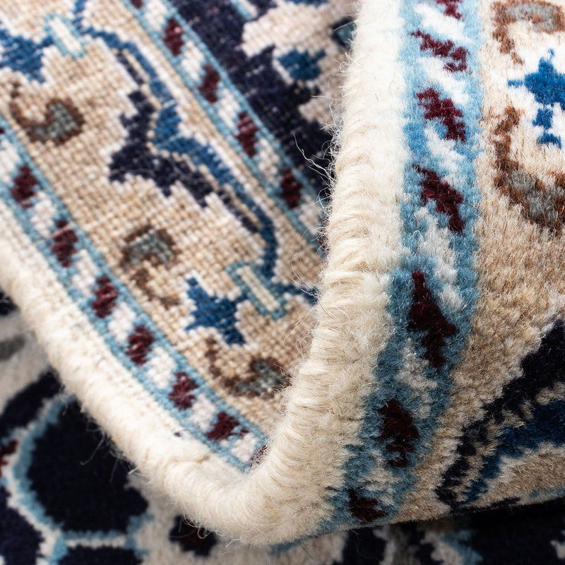 Perzisch tapijt - Nain - 94 x 58 cm - donkerblauw