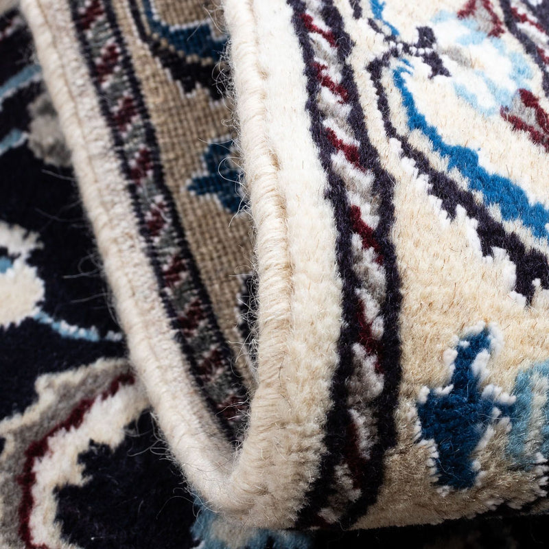 Perzisch tapijt - Nain - 101 x 55 cm - donkerblauw