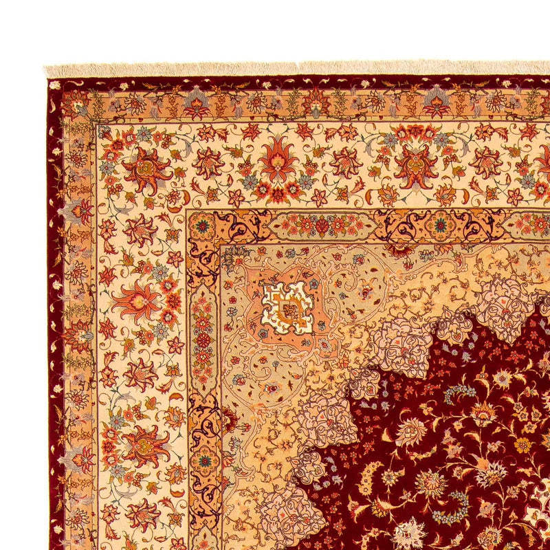 Perzisch tapijt - Tabriz - Royal - 400 x 300 cm - donkerrood