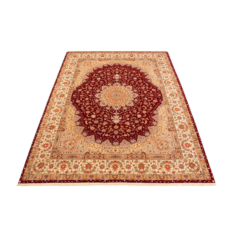 Perzisch tapijt - Tabriz - Royal - 400 x 300 cm - donkerrood