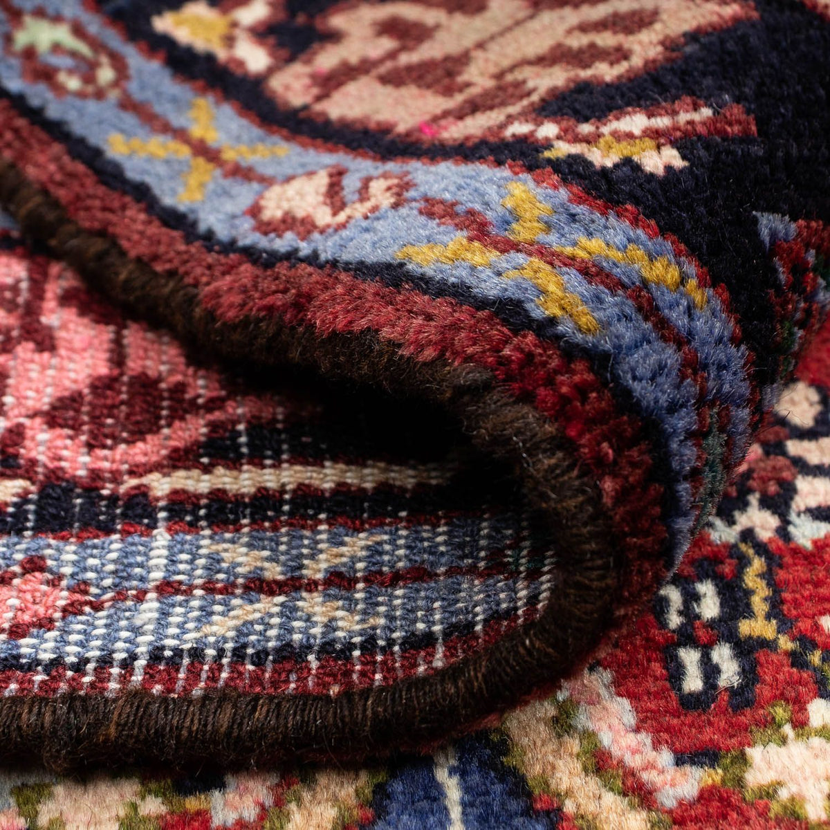 Perzisch Tapijt - Nomadisch - 130 x 83 cm - donkerrood