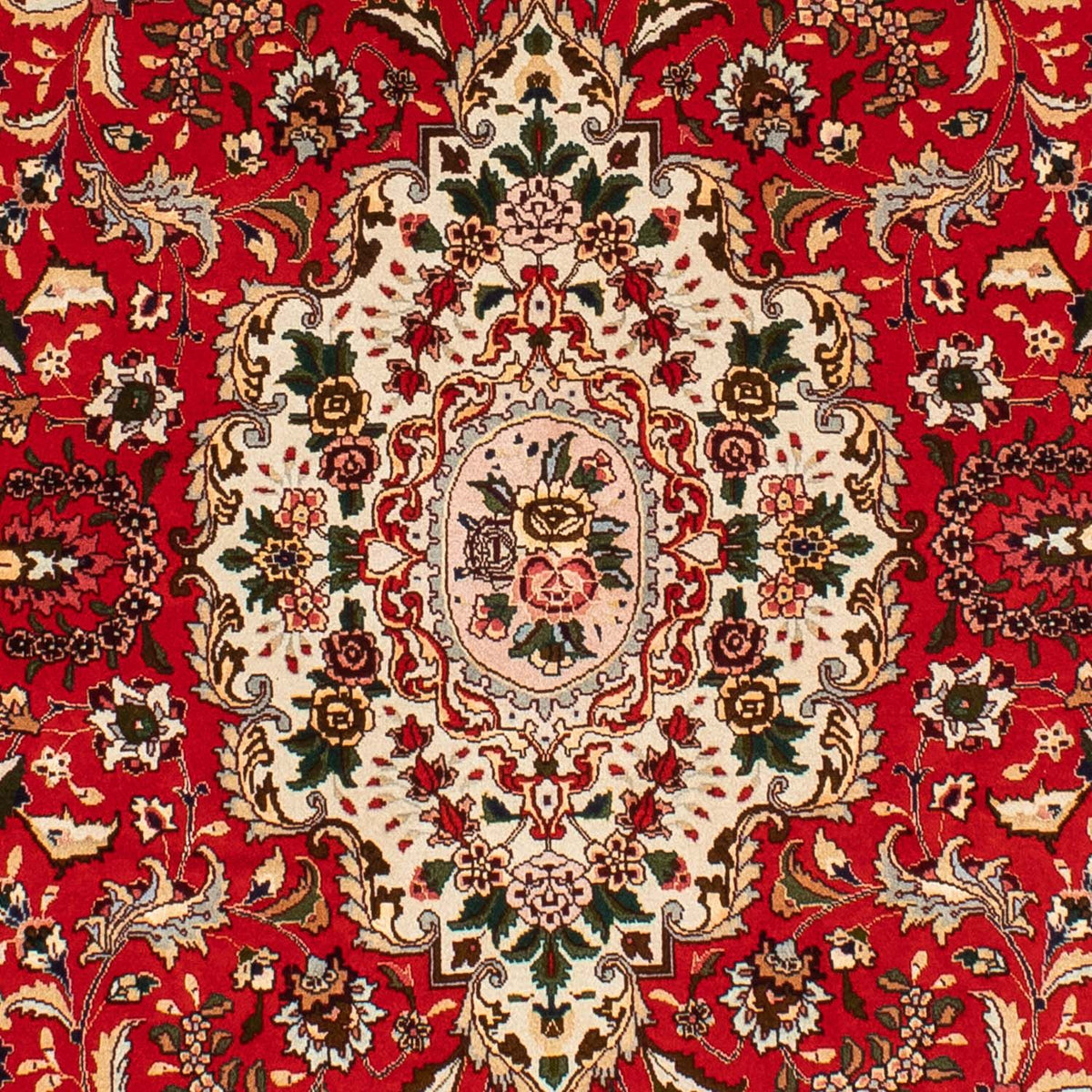Perzisch tapijt - Tabriz - Royal ovaal  - 195 x 130 cm - rood