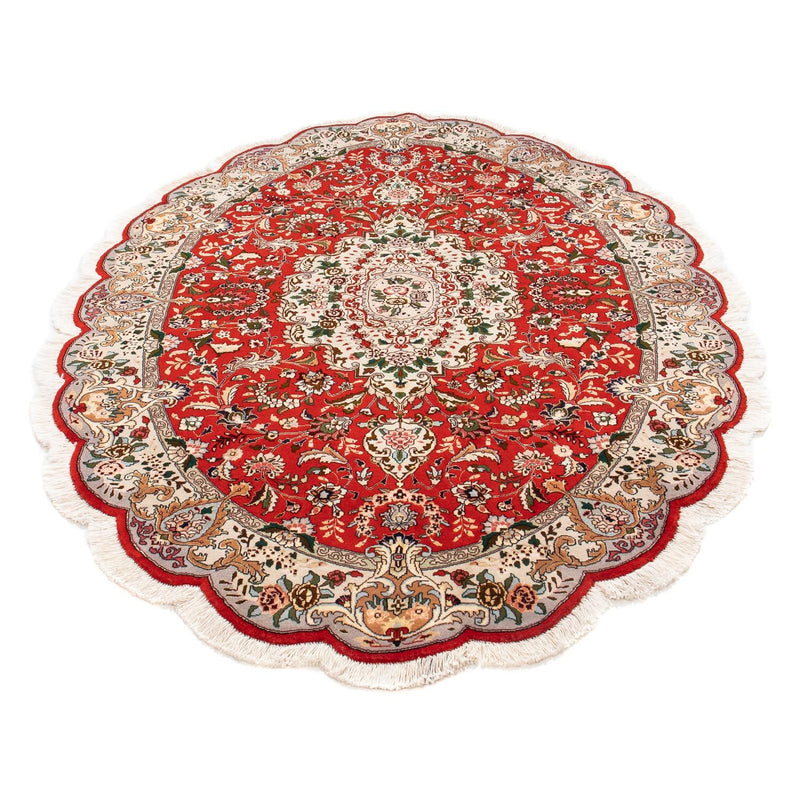 Perzisch tapijt - Tabriz - Royal ovaal  - 195 x 130 cm - rood