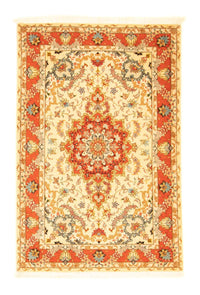 Perzisch tapijt - Tabriz - Royal - 152 x 100 cm - beige