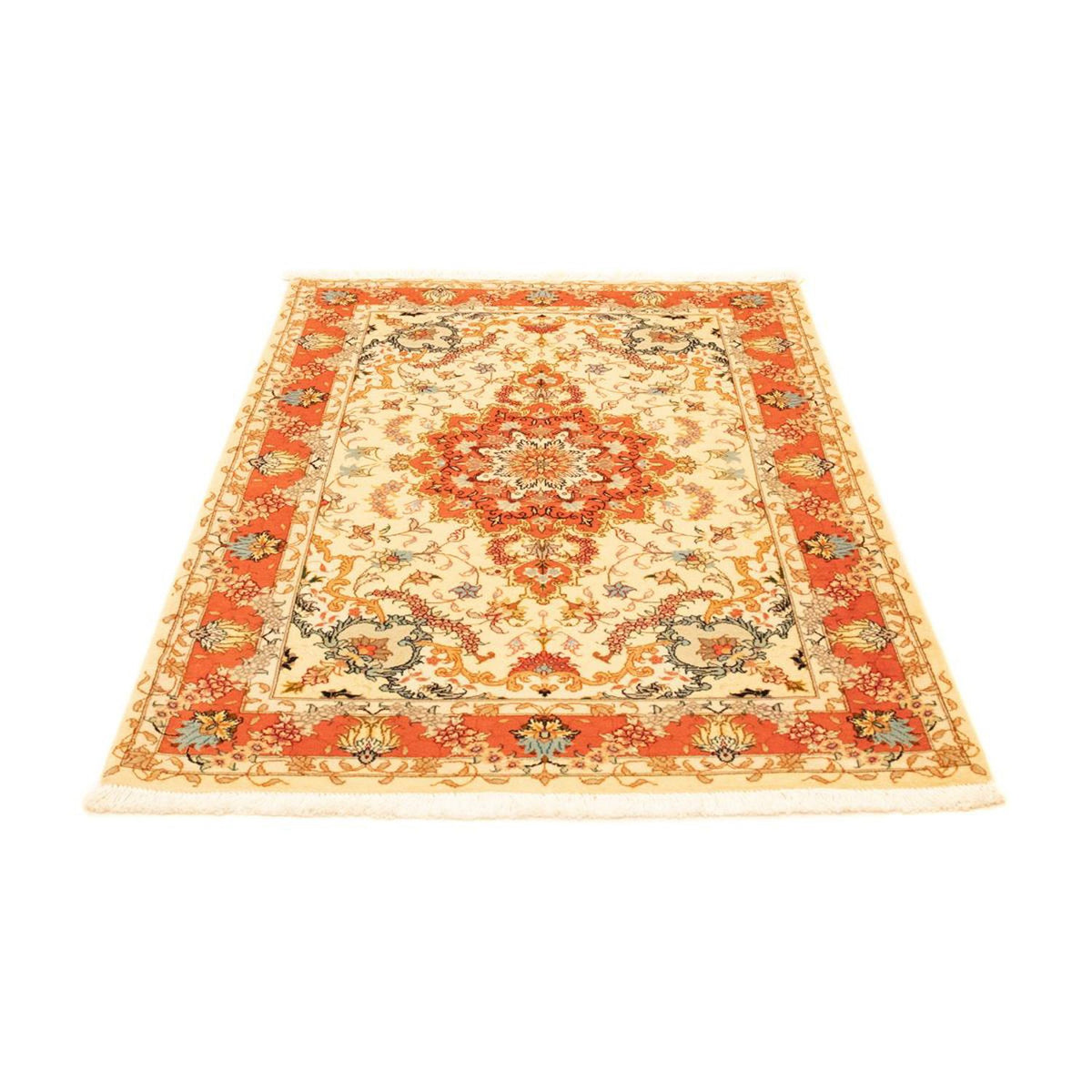 Perzisch tapijt - Tabriz - Royal - 152 x 100 cm - beige
