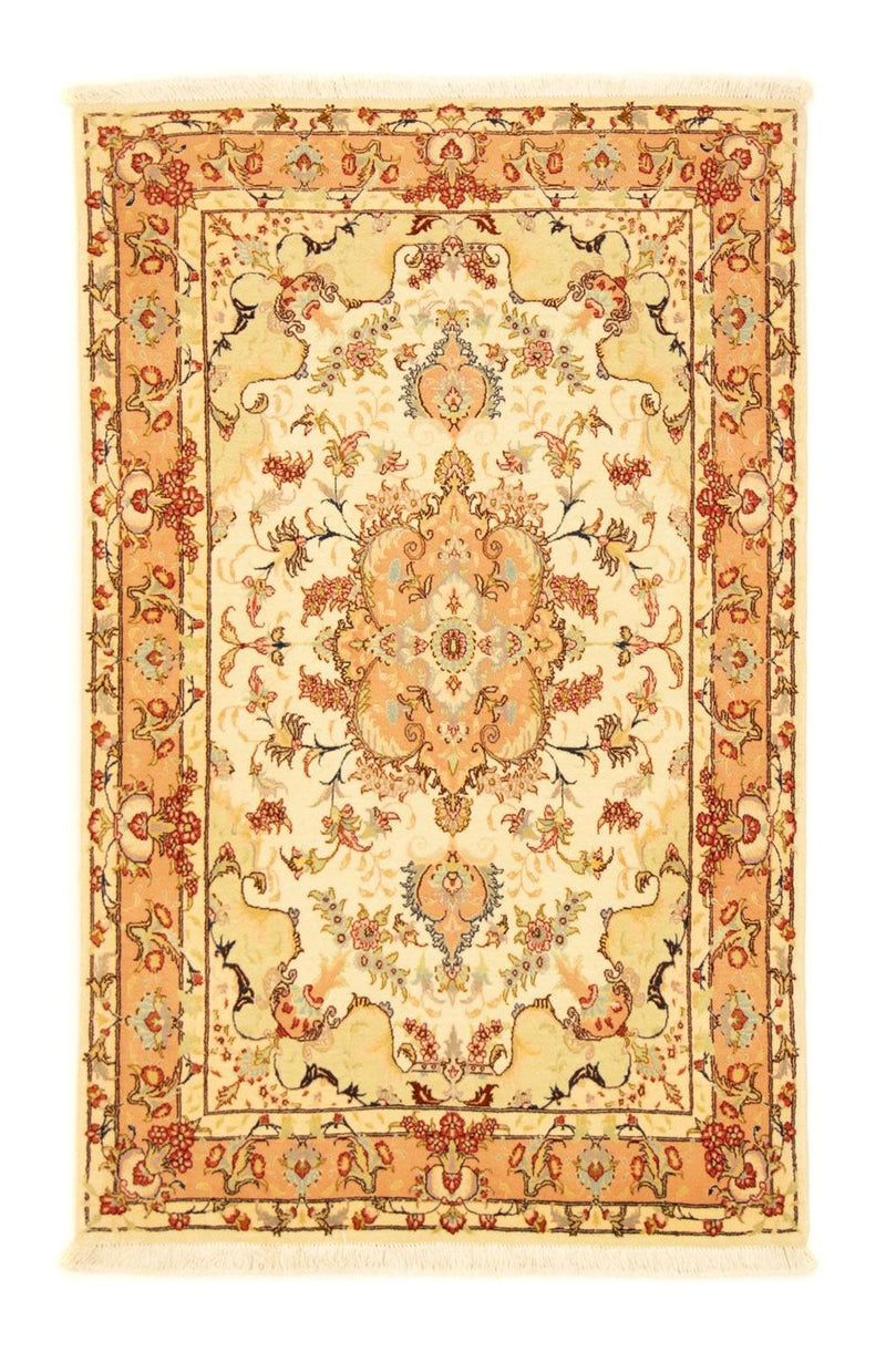 Perzisch tapijt - Tabriz - Royal - 154 x 101 cm - beige