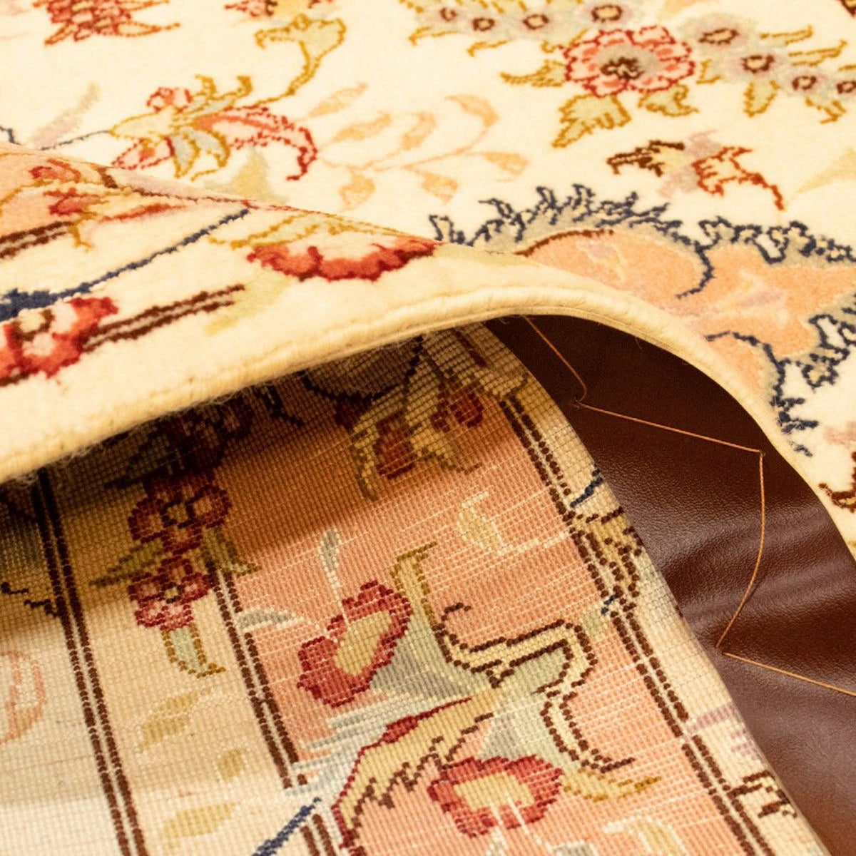 Perzisch tapijt - Tabriz - Royal - 154 x 101 cm - beige