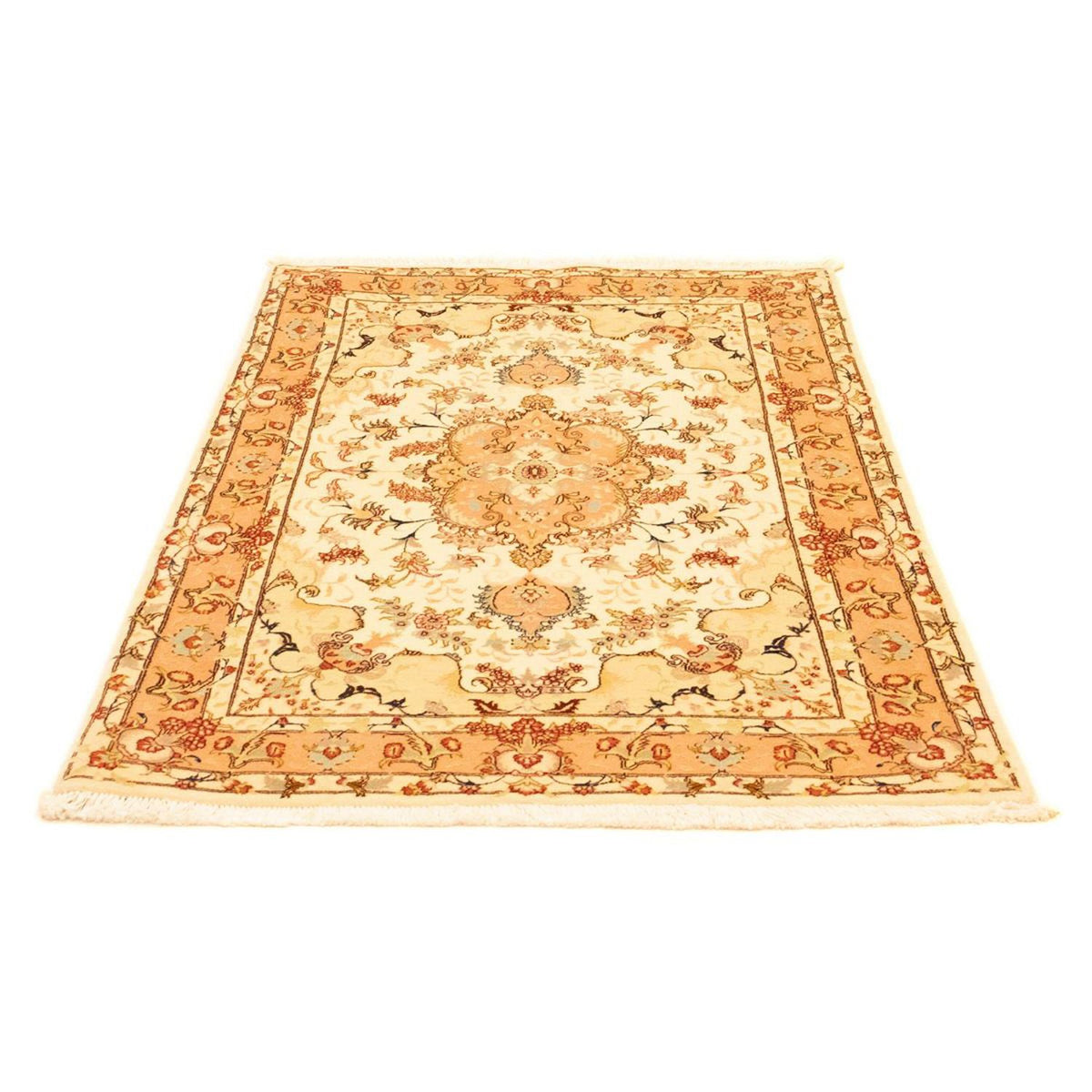 Perzisch tapijt - Tabriz - Royal - 154 x 101 cm - beige