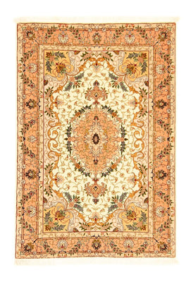 Perzisch tapijt - Tabriz - Royal - 150 x 100 cm - beige