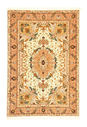 Perzisch tapijt - Tabriz - Royal - 150 x 100 cm - beige