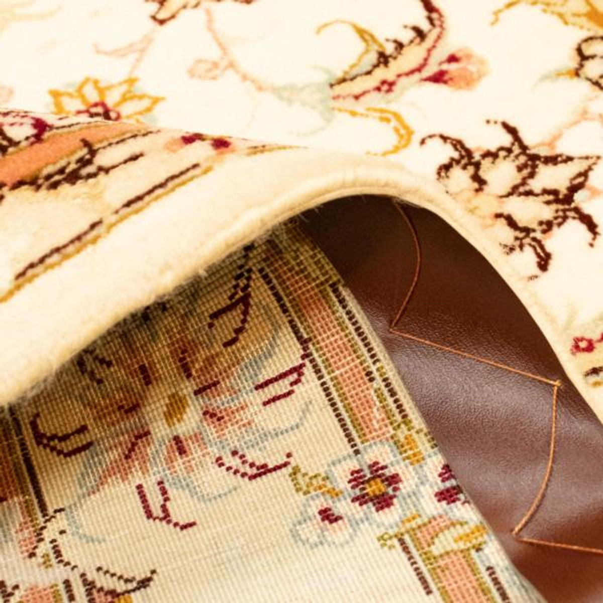 Perzisch tapijt - Tabriz - Royal - 145 x 101 cm - beige