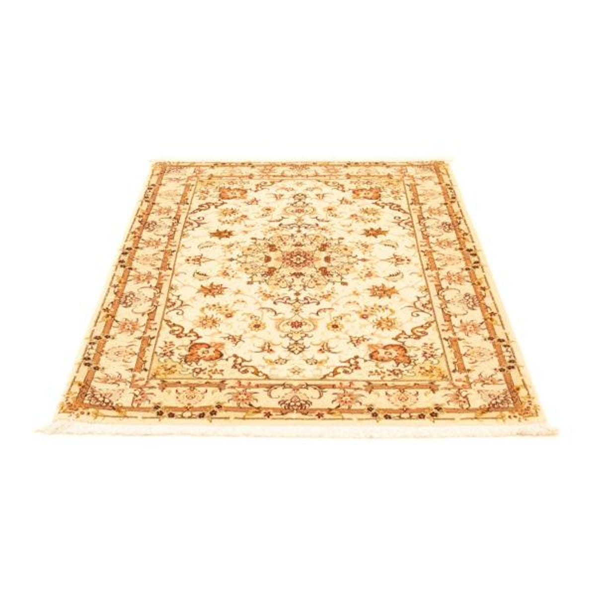 Perzisch tapijt - Tabriz - Royal - 145 x 101 cm - beige