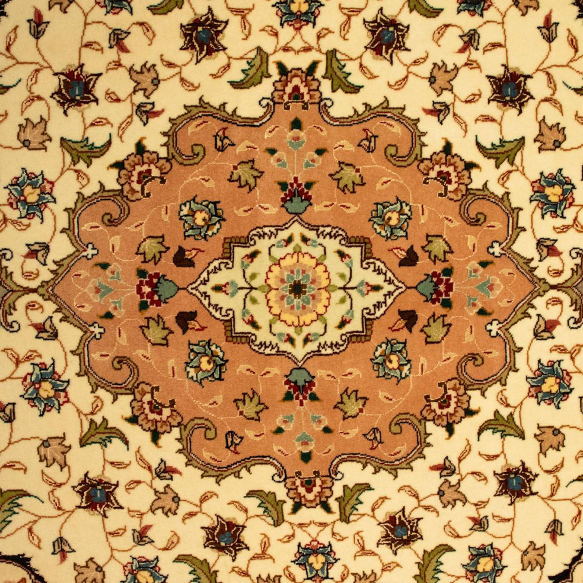 Perzisch tapijt - Tabriz - Royal - 150 x 100 cm - beige