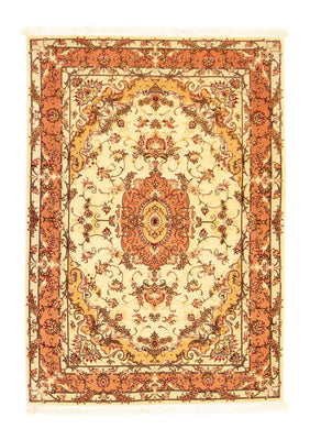 Perzisch tapijt - Tabriz - Royal - 147 x 104 cm - beige