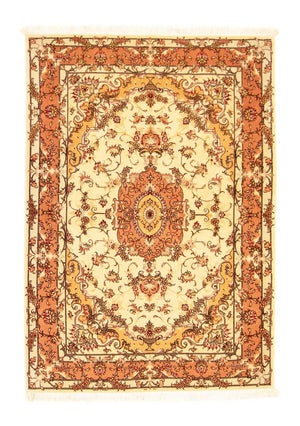 Perzisch tapijt - Tabriz - Royal - 147 x 104 cm - beige