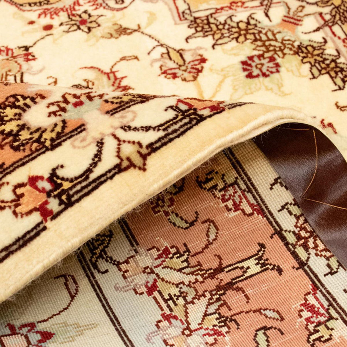 Perzisch tapijt - Tabriz - Royal - 147 x 104 cm - beige