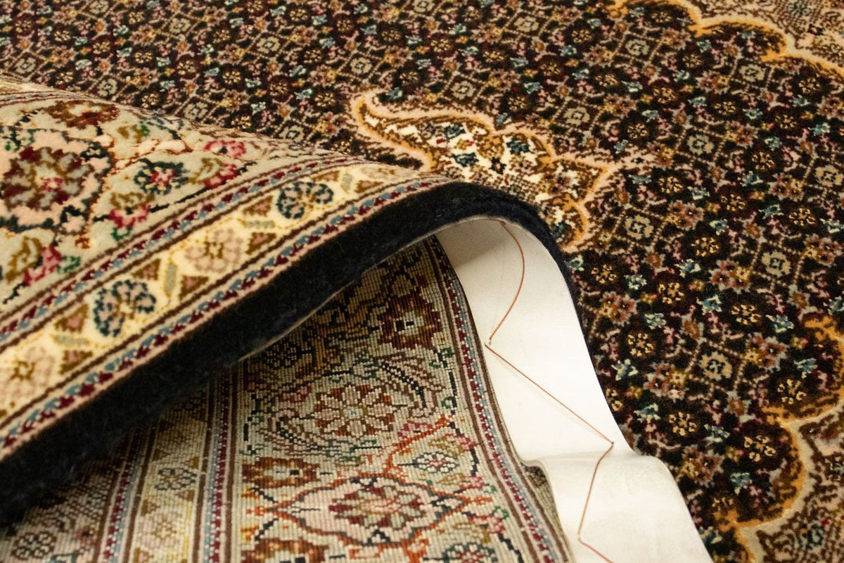 Perzisch tapijt - Tabriz - Royal - 146 x 106 cm - donkerblauw