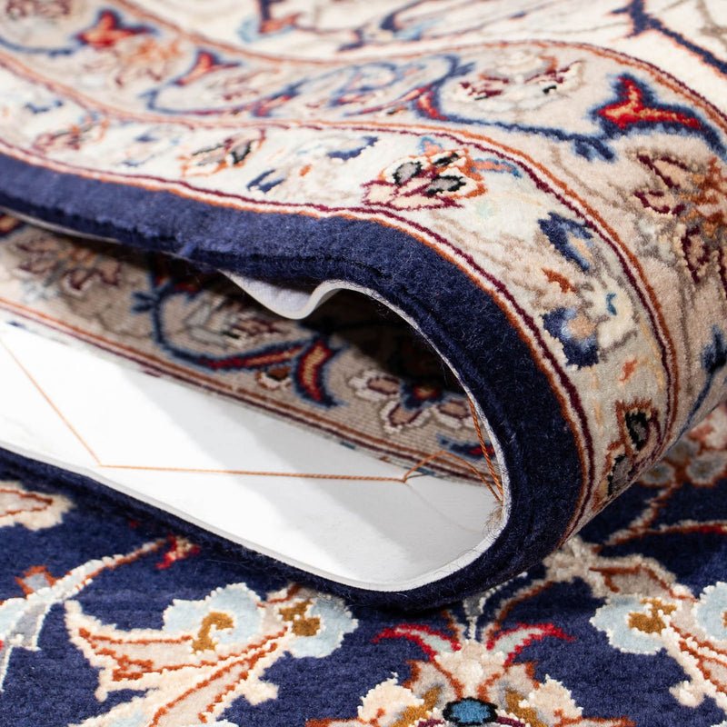 Perzisch tapijt - Isfahan - Premium - 243 x 156 cm - donkerblauw