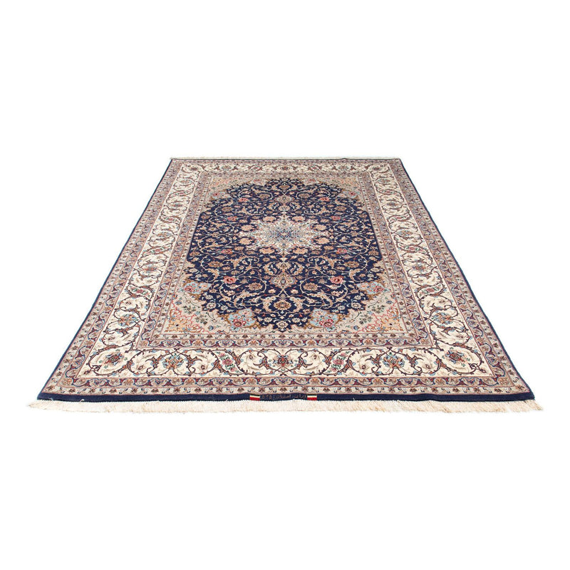 Perzisch tapijt - Isfahan - Premium - 243 x 156 cm - donkerblauw