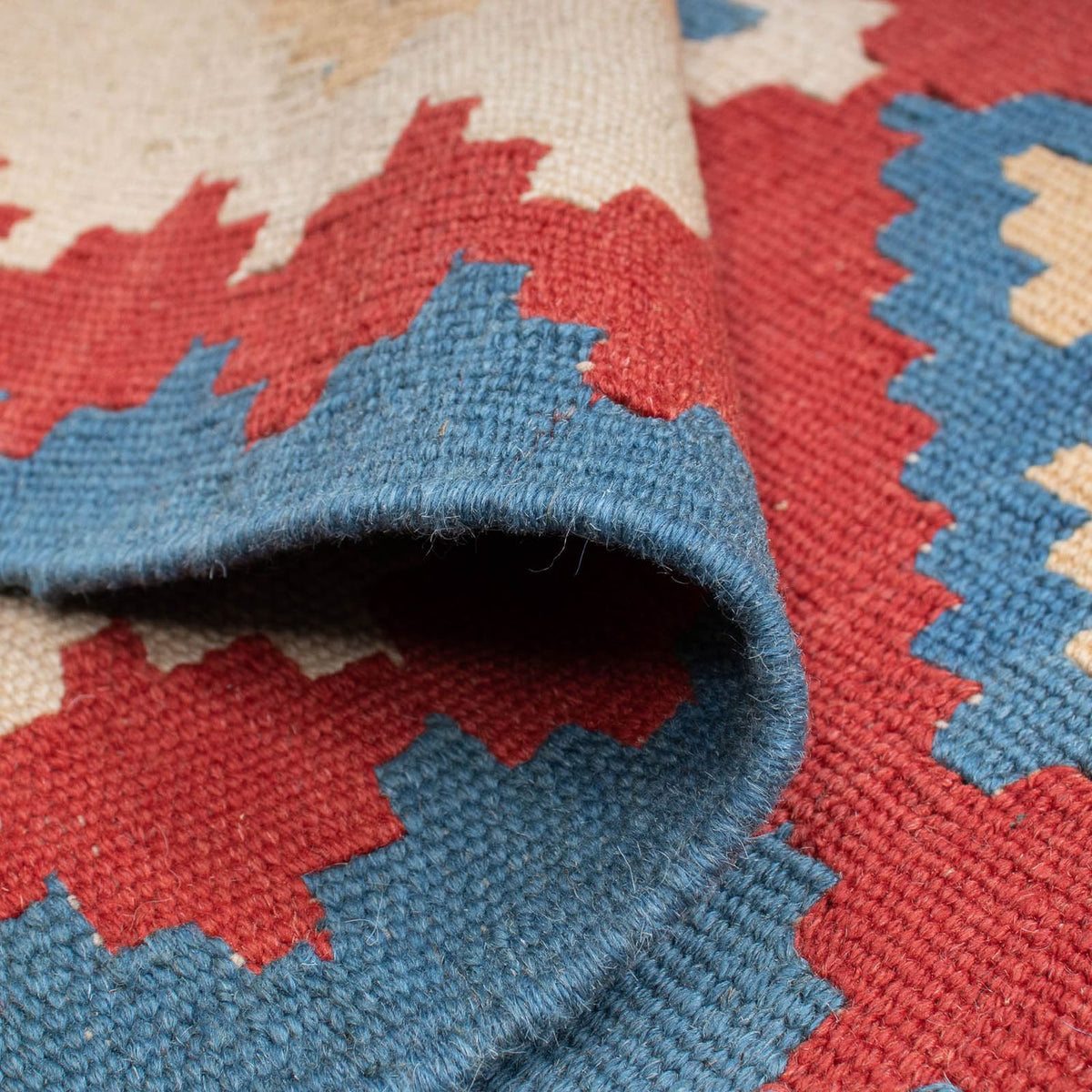 Kelim tapijt - Oosters - 172 x 117 cm - donkerrood