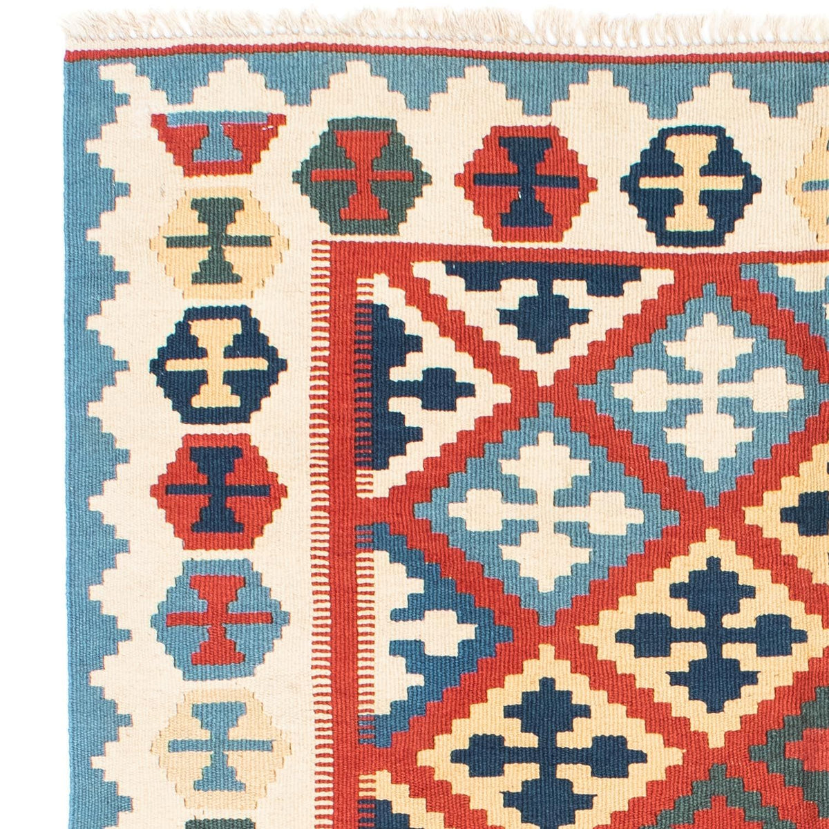 Kelim tapijt - Oosters - 177 x 123 cm - beige