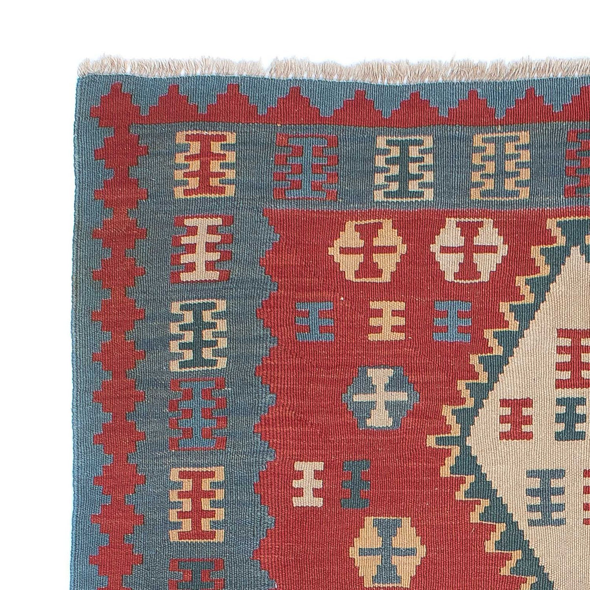 Kelim tapijt - Oosters - 168 x 113 cm - donkerrood