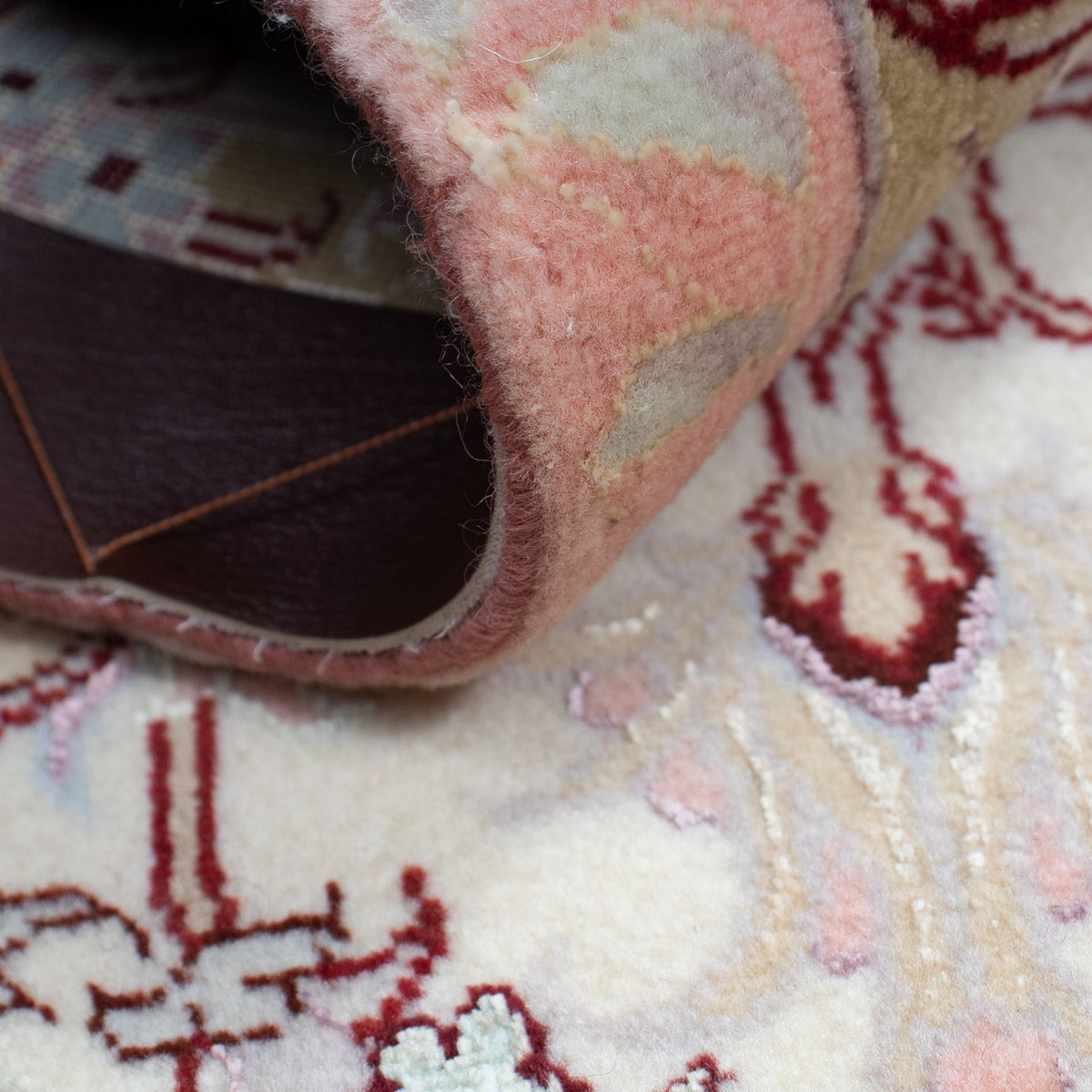 Perzisch tapijt - Tabriz - Royal - 91 x 60 cm - beige