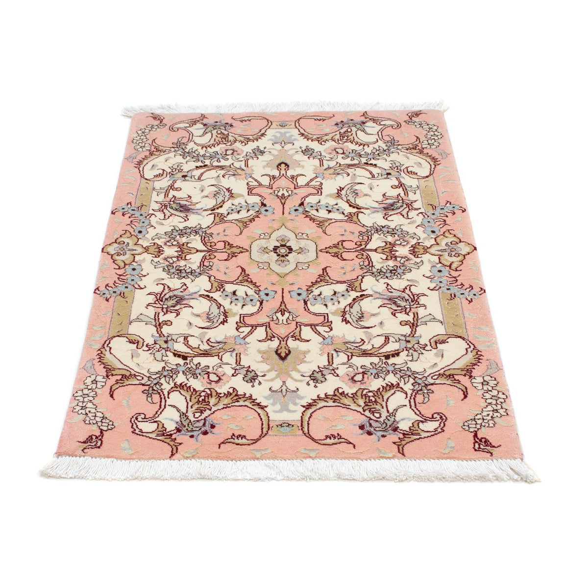 Perzisch tapijt - Tabriz - Royal - 91 x 60 cm - beige