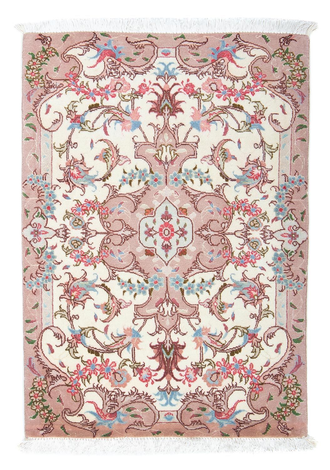 Perzisch tapijt - Tabriz - Royal - 89 x 60 cm - beige