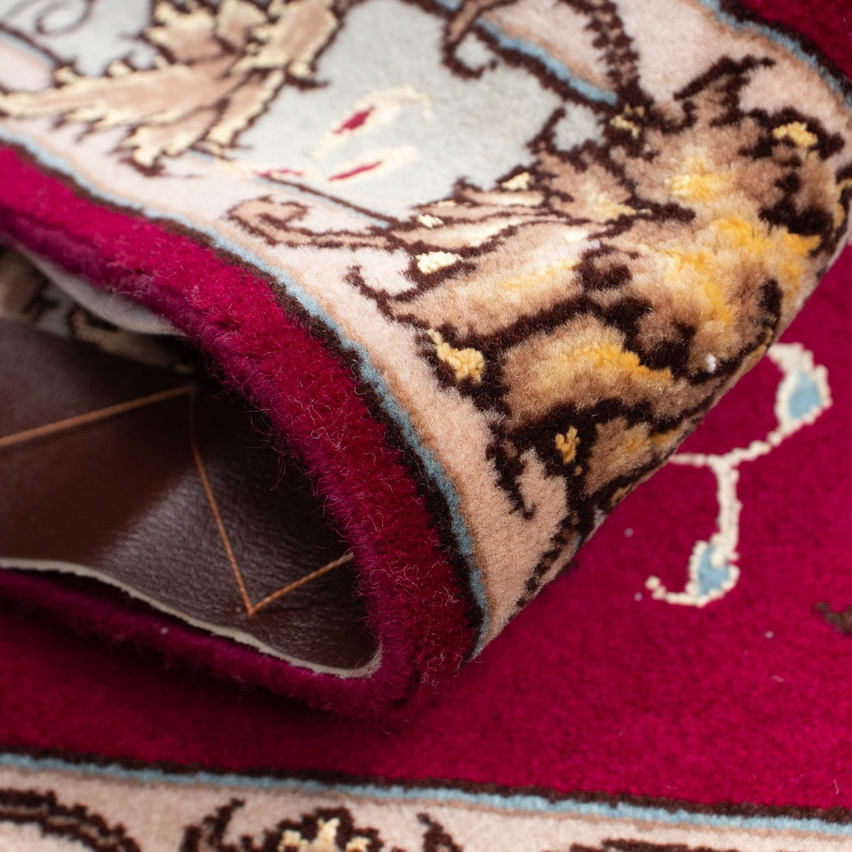 Perzisch tapijt - Tabriz - Royal - 87 x 60 cm - donkerrood