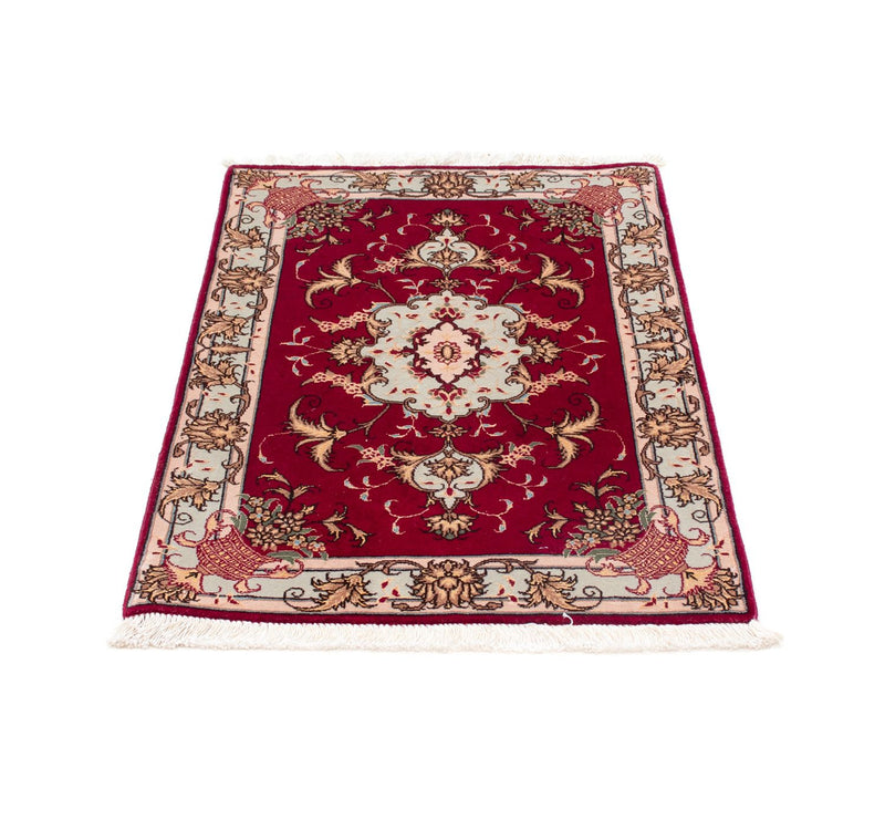Perzisch tapijt - Tabriz - Royal - 87 x 60 cm - donkerrood