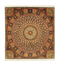 Perzisch tapijt - Tabriz - Royal vierkant  - 100 x 100 cm - veelkleurig