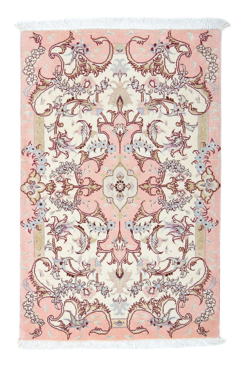Perzisch tapijt - Tabriz - Royal - 91 x 60 cm - beige