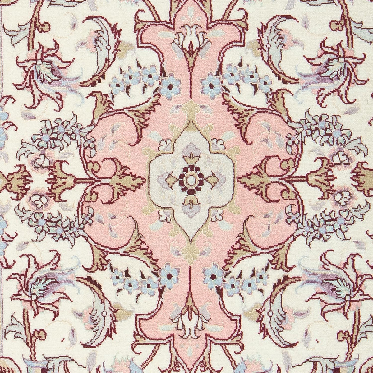 Perzisch tapijt - Tabriz - Royal - 91 x 60 cm - beige