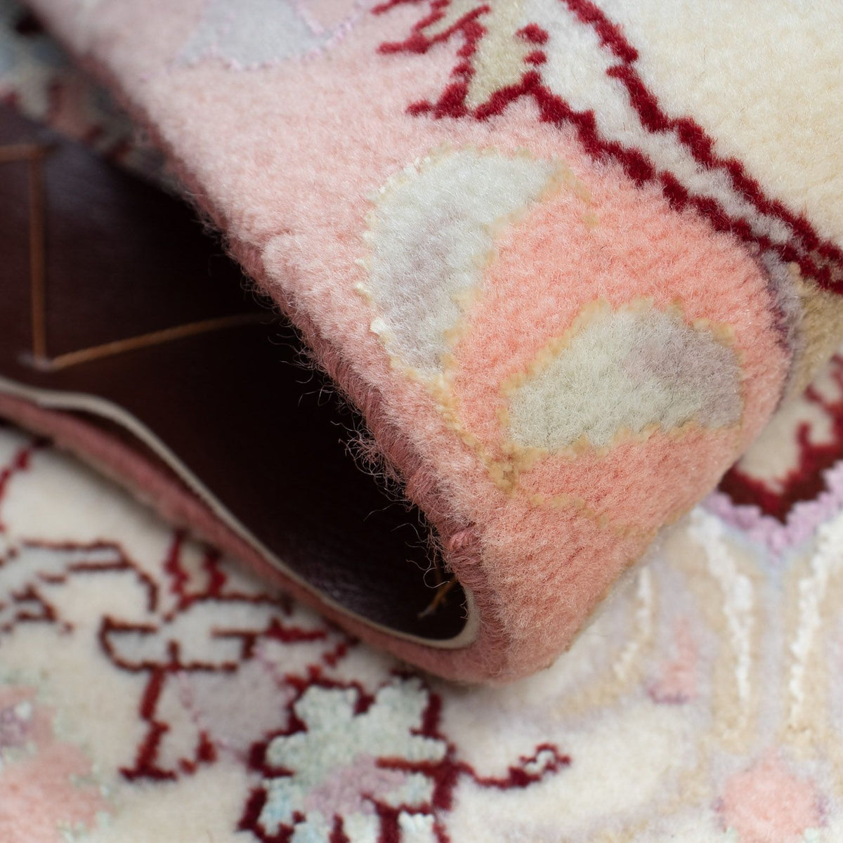 Perzisch tapijt - Tabriz - Royal - 91 x 60 cm - beige