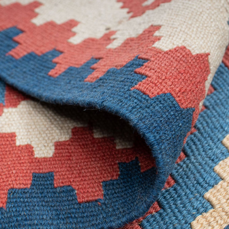 Kelim tapijt - Oosters - 180 x 118 cm - blauw