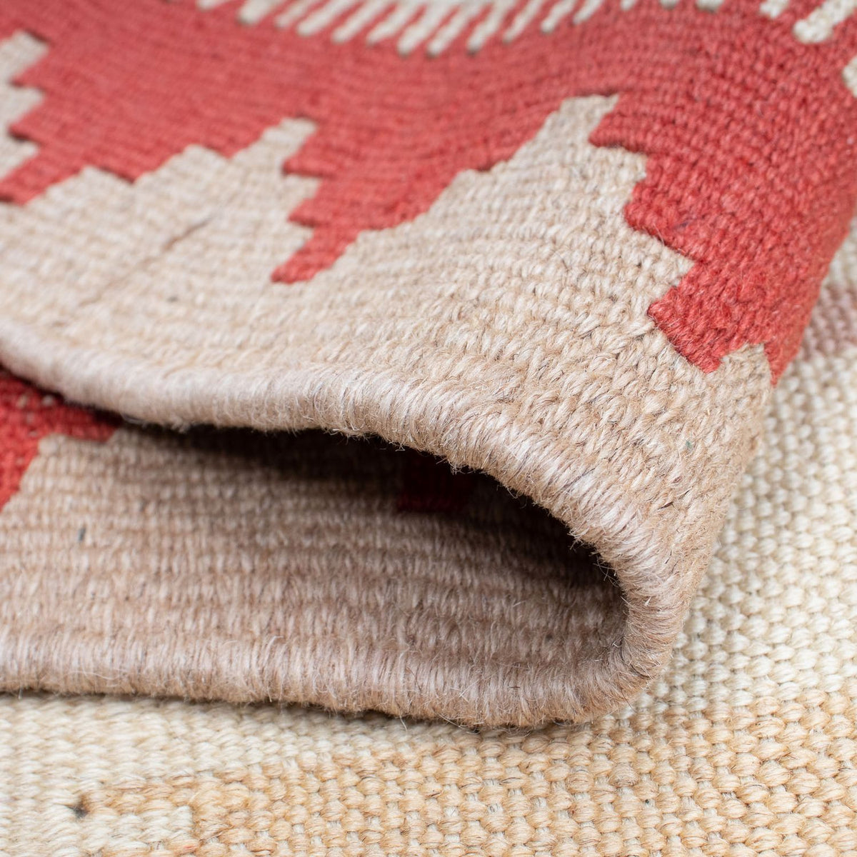 Kelim tapijt - Oosters - 196 x 120 cm - beige