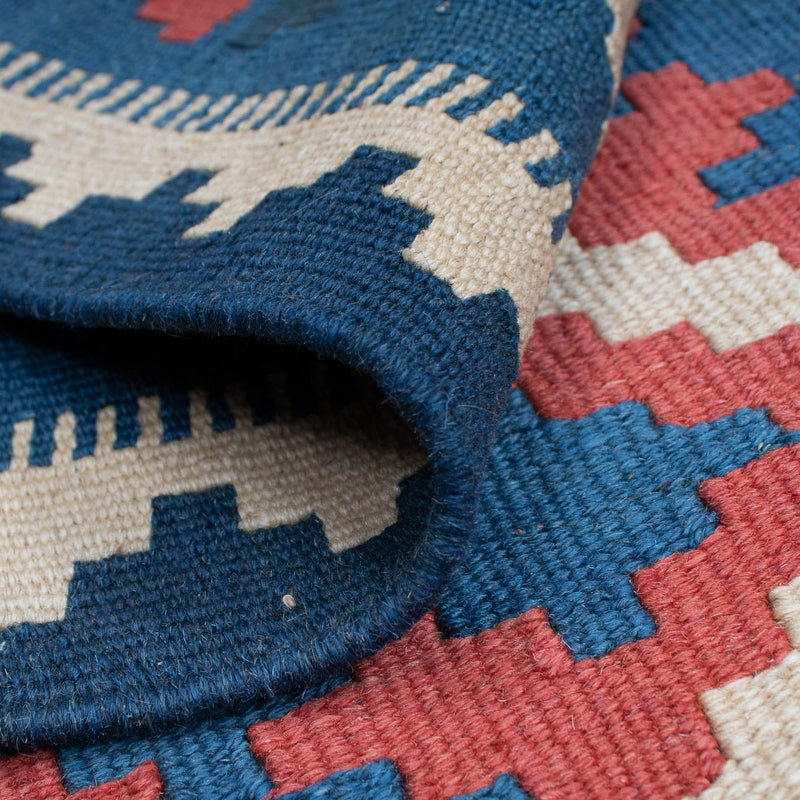 Kelim tapijt - Oosters - 178 x 120 cm - blauw