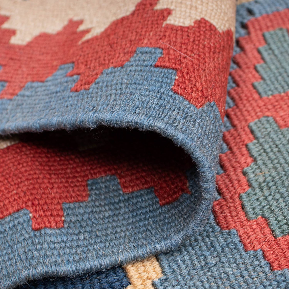 Kelim tapijt - Oosters - 179 x 108 cm - blauw