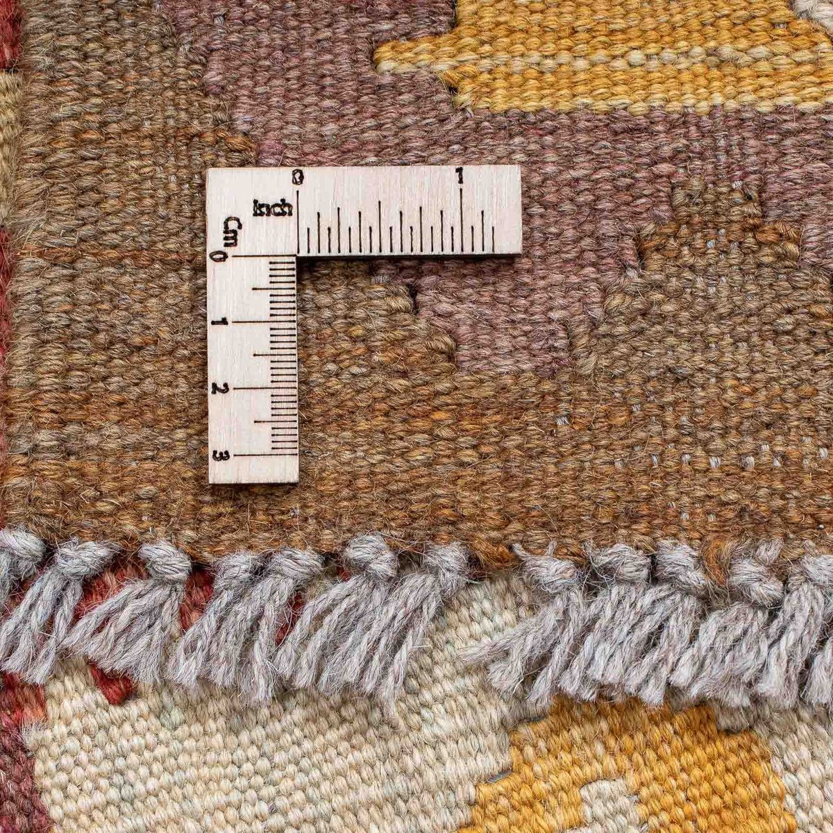 Loper Kelim tapijt - Splash - 189 x 52 cm - veelkleurig