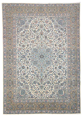 Perzisch tapijt - Keshan - 423 x 312 cm - beige