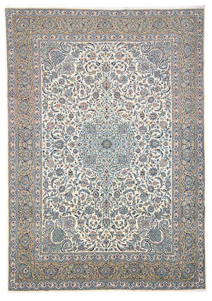 Perzisch tapijt - Keshan - 423 x 312 cm - beige