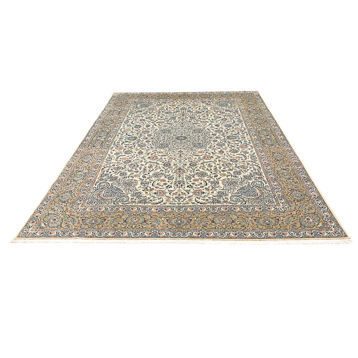 Perzisch tapijt - Keshan - 423 x 312 cm - beige
