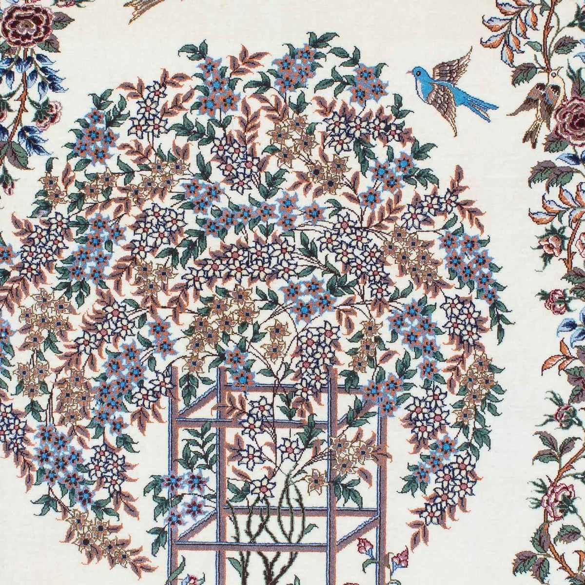 Perzisch tapijt - Ghom - 202 x 135 cm - beige