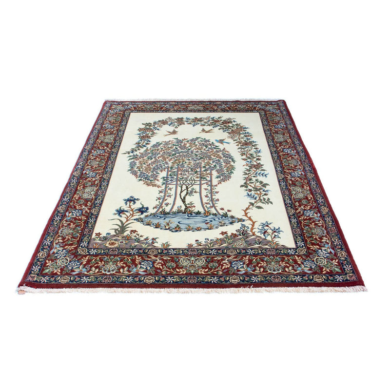 Perzisch tapijt - Ghom - 202 x 135 cm - beige