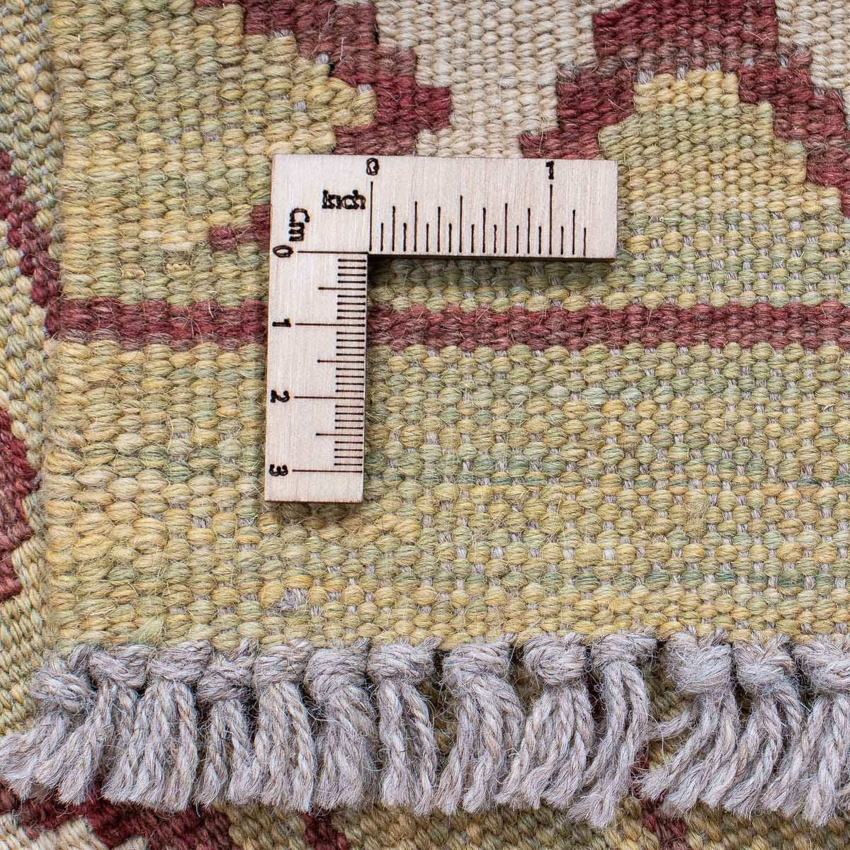 Loper Kelim tapijt - Splash - 201 x 54 cm - veelkleurig