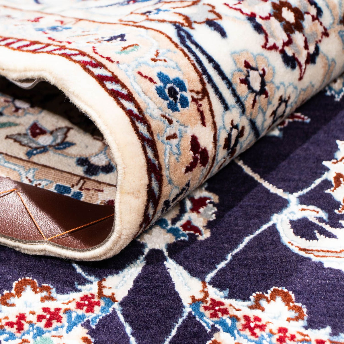 Perzisch tapijt - Nain - Premium - 227 x 139 cm - donkerblauw